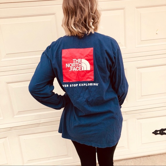 The North Face Tops - Faded oversized North Face Tee